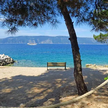 Romantic With Pool, Beautiful Nature And The Sea View - By Traveler Tourist Agency Krk Id 2184 Linardići