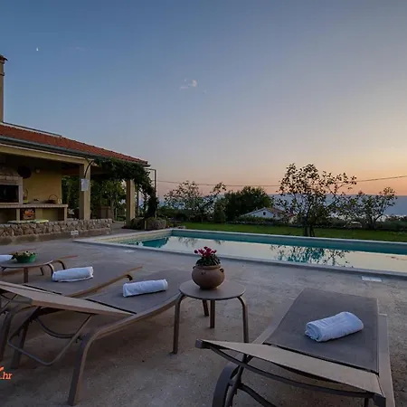 Romantic With Pool, Beautiful Nature And The Sea View - By Traveler Tourist Agency Krk Id 2184